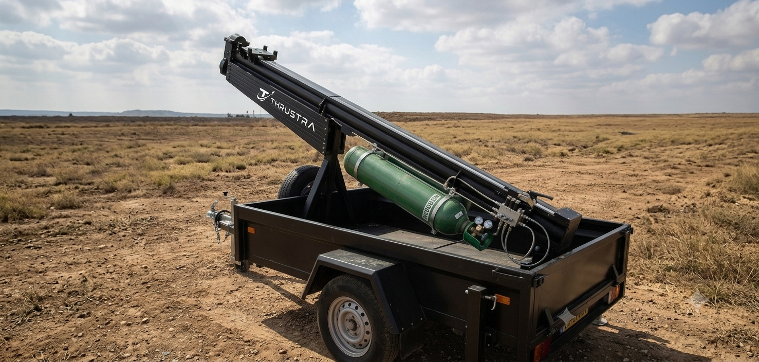 Pneumatic Rail Launcher